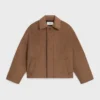 Jacket in Double-Face Cashmere and Camel