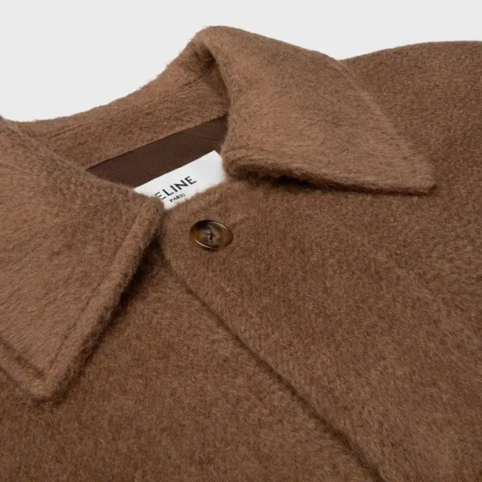 Jacket in Double-Face Cashmere and Camel