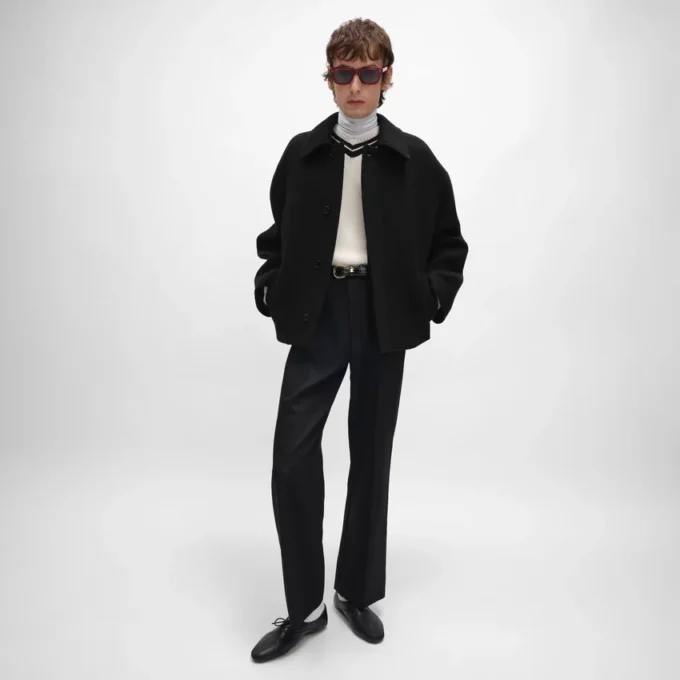 Jacket in Double-Face Wool Felt Jacket in Double-Face Wool Felt