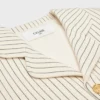Jacket in Striped Cotton Gabardine Jacket in Striped Cotton Gabardine