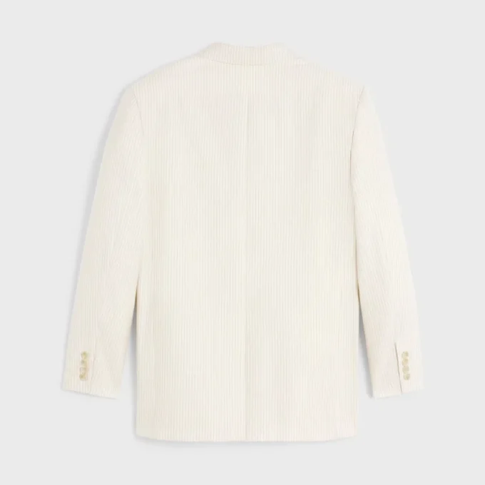 Jude Jacket in Lightweight Striped Wool Jude Jacket in Lightweight Striped Wool