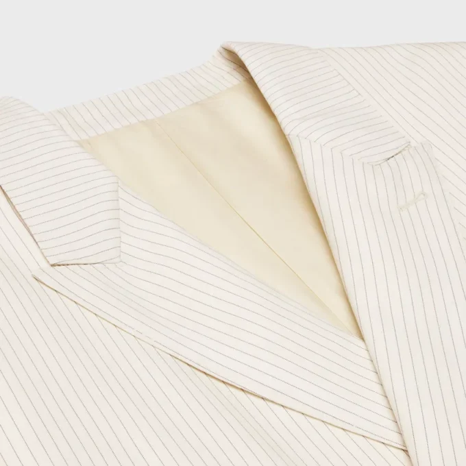 Jude Jacket in Lightweight Striped Wool Jude Jacket in Lightweight Striped Wool