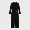 Jumpsuit in Acetate Silk