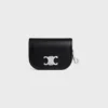 Keyring Nano Besace Triomphe in Smooth Calfskin