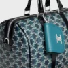 Keyring Nano Besace Triomphe in Smooth Calfskin