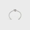 Knot Extra-Thin Bracelet in Brass with Rhodium Finish