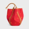 Large Drop Bucket Bag in Jacquard C Sulky Textile