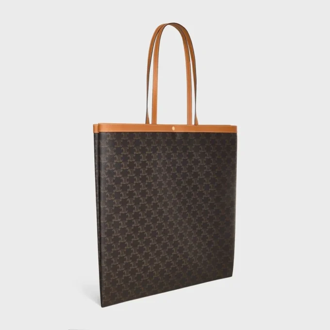 Large Flat Shopper in Triomphe Canvas Large Flat Shopper in Triomphe Canvas
