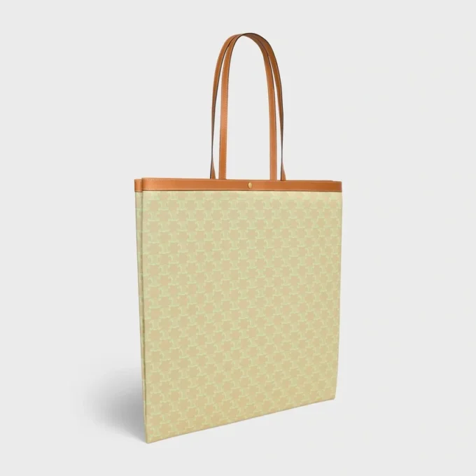 Large Flat Shopper in Triomphe Canvas Large Flat Shopper in Triomphe Canvas