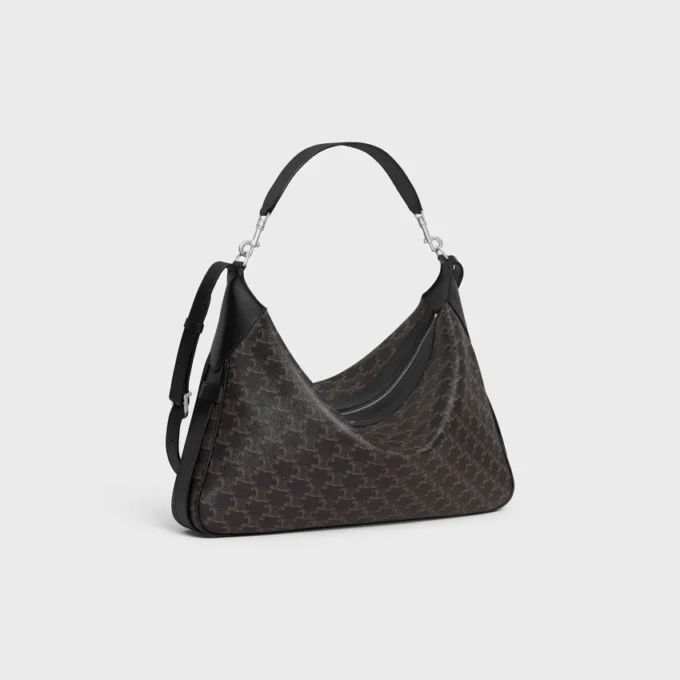 Large Romy in Triomphe Canvas and Calfskin