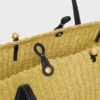 Large Triomphe Beads Basket in Sisal and Calfskin Large Triomphe Beads Basket in Sisal and Calfskin