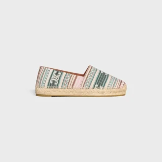 Les Espadrilles Celine in Triomphe Jacquard Fabric