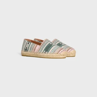 Les Espadrilles Celine in Triomphe Jacquard Fabric