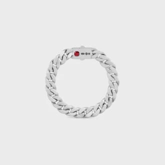 Les Poincons Celine Bracelet in Sterling Silver and Garnet Les Poincons Celine Bracelet in Sterling Silver and Garnet