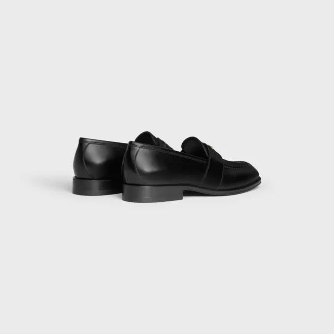Loafer Malaquais in Polished Bullskin