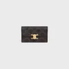 Long Card Holder with Flap Triomphe  in Triomphe Canvas