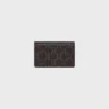 Long Card Holder with Flap Triomphe  in Triomphe Canvas