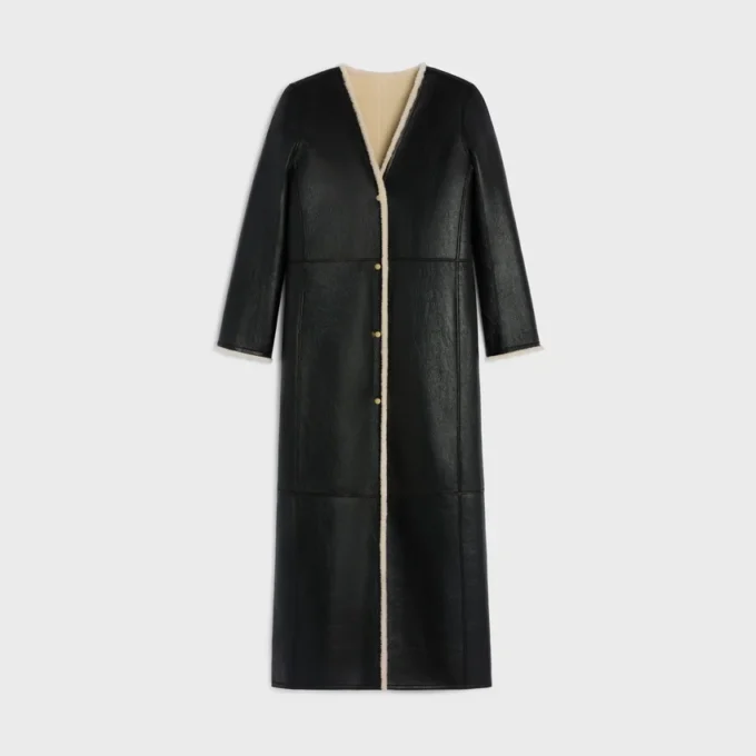 Long Coat in Lambskin Shearling Long Coat in Lambskin Shearling