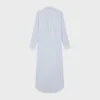Long Shirt Dress in Striped Cotton Long Shirt Dress in Striped Cotton