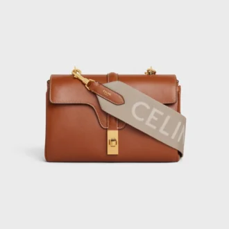 Long Strap in Wool with Celine Jacquard