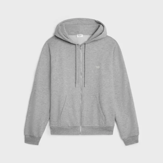 Loose Triomphe Hoodie in Cotton and Cashmere Loose Triomphe Hoodie in Cotton and Cashmere