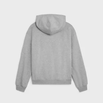 Zipped Hoodie in Cashmere Cotton Zipped Hoodie in Cashmere Cotton