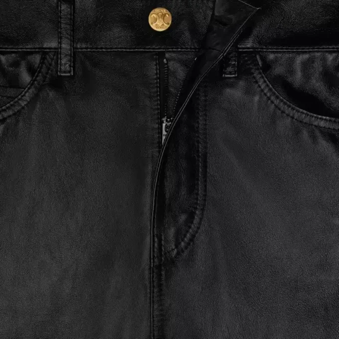 Lulu Jeans in Soft Lambskin Lulu Jeans in Soft Lambskin