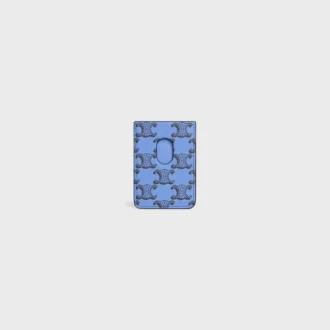 Magnet Card Holder in Triomphe Canvas and Calfskin
