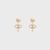 Maillon Triomphe Hoops in Yellow Gold