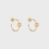 Maillon Triomphe Hoops in Yellow Gold
