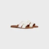 Marina Mule in Fringed Canvas