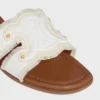 Marina Mule in Fringed Canvas