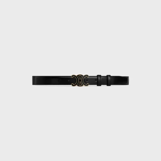 Medium 25Mm Triomphe Belt in Taurillon Leather