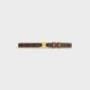 Medium 25Mm Triomphe Belt in Triomphe Canvas and Calfskin Medium 25Mm Triomphe Belt in Triomphe Canvas and Calfskin