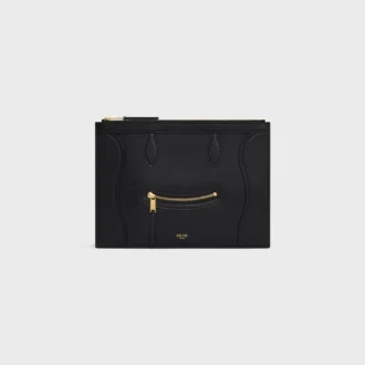 Medium Pouch in Glossy Calfskin Medium Pouch in Glossy Calfskin