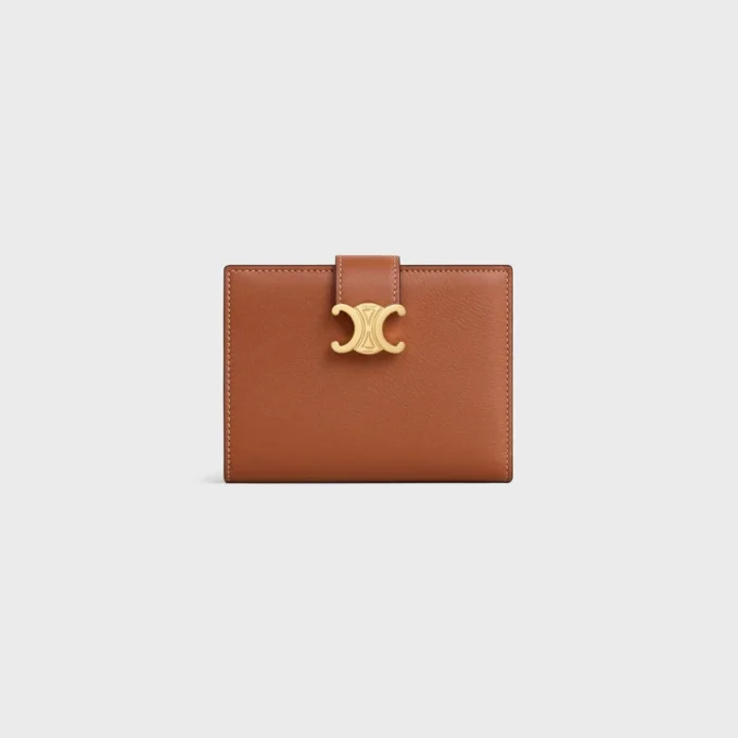 Medium Strap Wallet Nino in Supple Grained Calfskin Medium Strap Wallet Nino in Supple Grained Calfskin