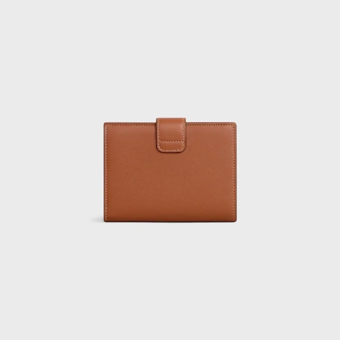 Medium Strap Wallet Nino in Supple Grained Calfskin Medium Strap Wallet Nino in Supple Grained Calfskin
