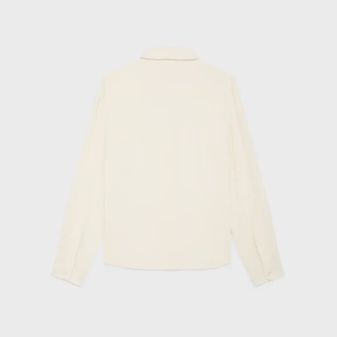 Mia Shirt in Silk Crepe and Acetate Mia Shirt in Silk Crepe and Acetate