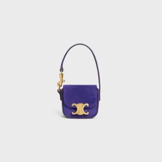 Micro Claude in Suede Calfskin Micro Claude in Suede Calfskin