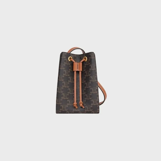Micro Sailor in Triomphe Canvas and Calfskin Micro Sailor in Triomphe Canvas and Calfskin