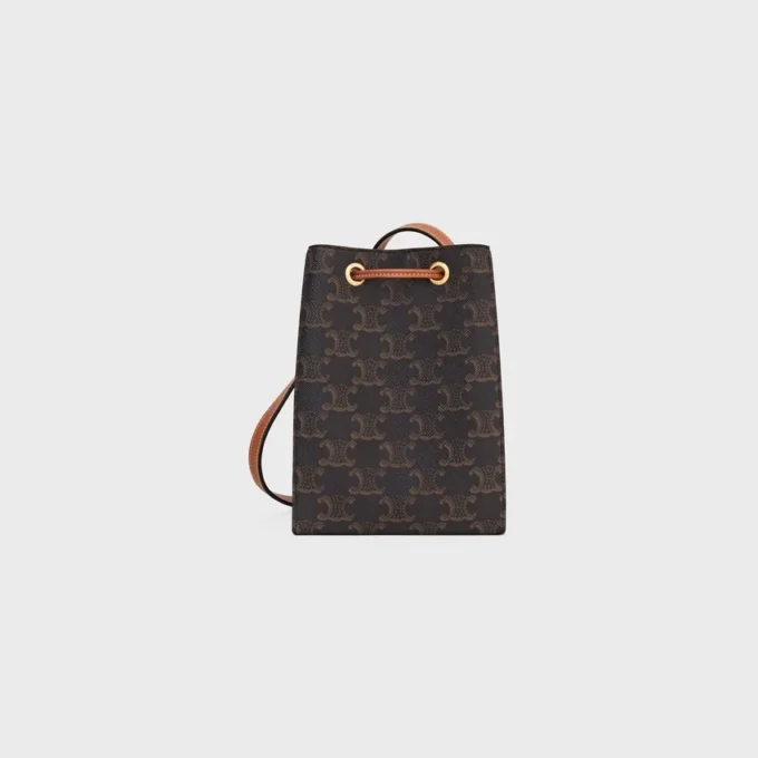 Micro Sailor in Triomphe Canvas and Calfskin Micro Sailor in Triomphe Canvas and Calfskin
