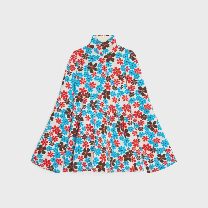 Midi Dress in Polyamide Jacquard Midi Dress in Polyamide Jacquard