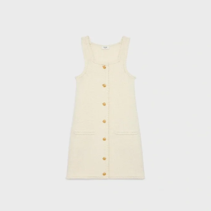 Mini Apron Dress in Cotton Mini Apron Dress in Cotton