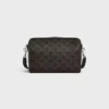Mini Boston in Triomphe Canvas and Calfskin