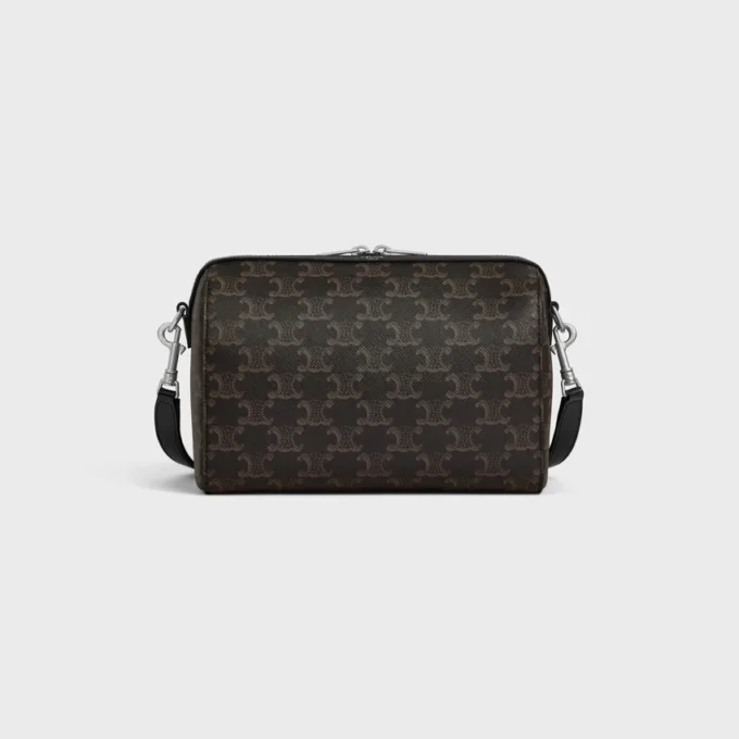 Mini Boston in Triomphe Canvas and Calfskin