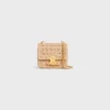 Mini Chain Claude in Raffia Effect Textile