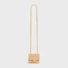 Mini Chain Claude in Raffia Effect Textile