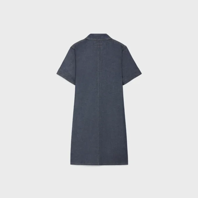 Mini Dress in Raw Wash Denim Mini Dress in Raw Wash Denim