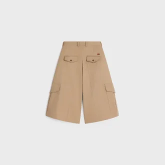 Montauk Cargo Shorts in Cotton and Linen Montauk Cargo Shorts in Cotton and Linen