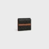 Origami Card Holder in Triomphe Canvas and Lambskin